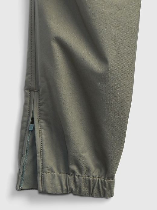 Image number 7 showing, Organic Zip-Woven Joggers