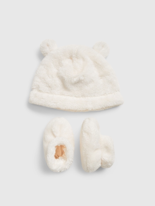 View large product image 1 of 1. Baby Hat and Bootie Set