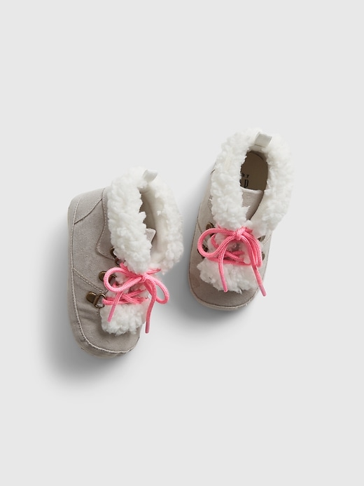 View large product image 1 of 1. Baby Sherpa Lined Boots