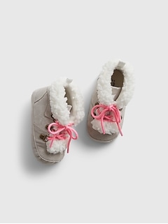 baby girl sherpa boots