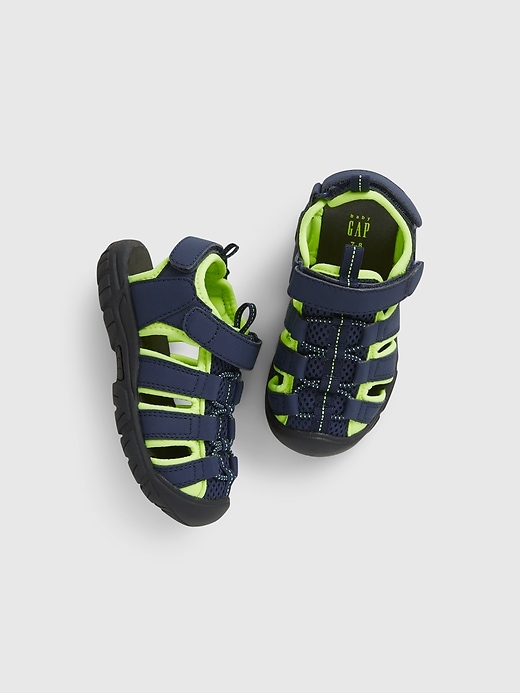 1 of 8 showing, with the color multi of product Toddler Sandals