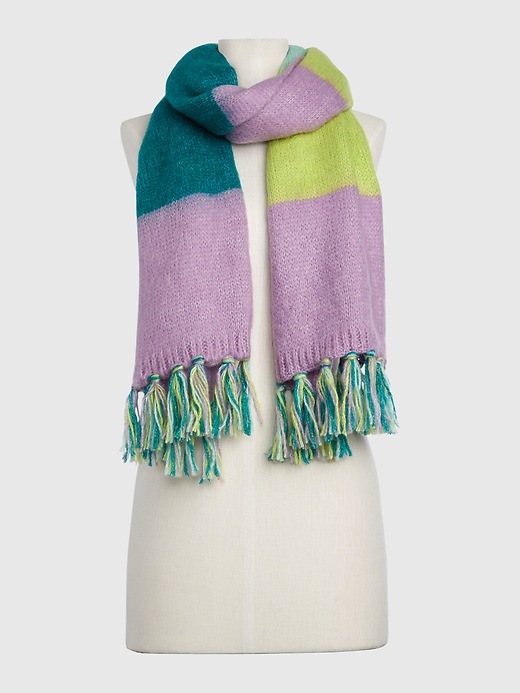 View large product image 2 of 2. Colorblock Scarf