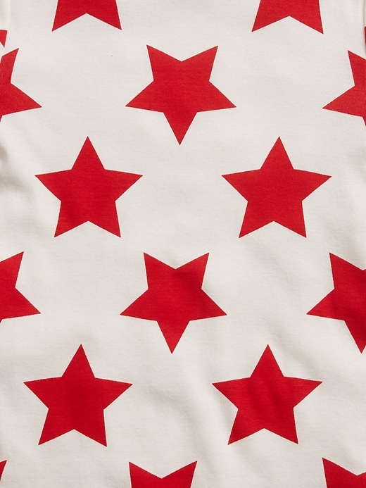 2 of 8 showing, with the color ivory frost of product Kids Star Graphic PJ Set