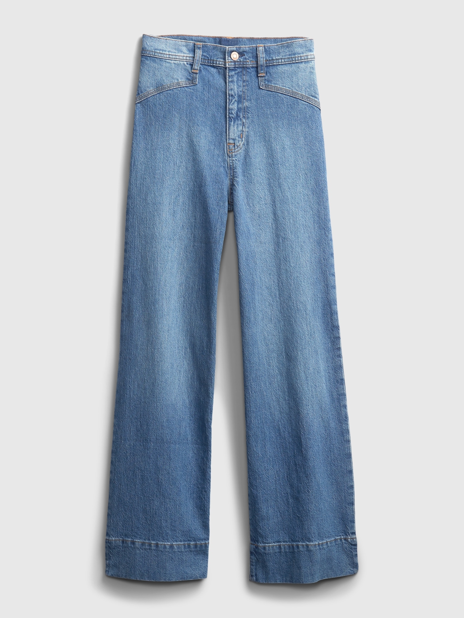 gap sky high wide leg jeans