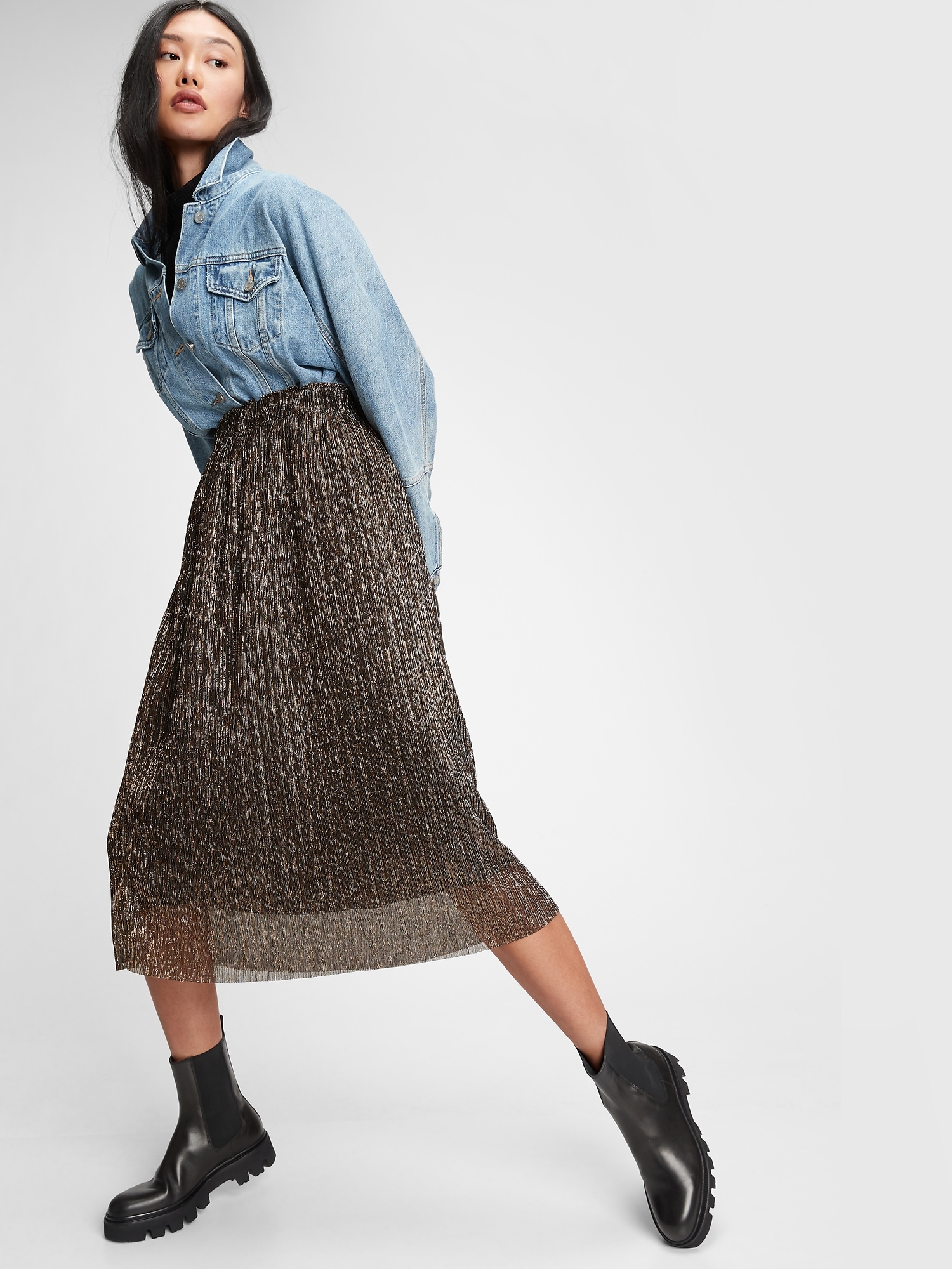 gap midi skirt
