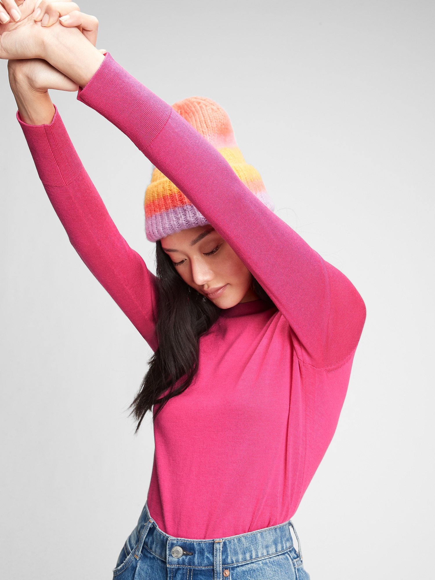 gap merino crewneck sweater