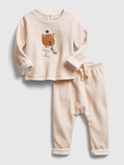 View large product image 1 of 1. Baby Cozy Outfit Set