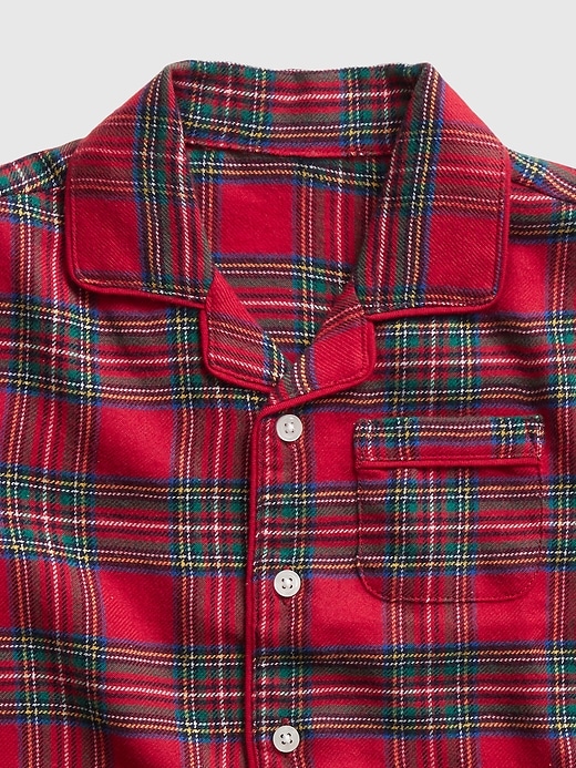 Image number 2 showing, babyGap Flannel Plaid PJ Set