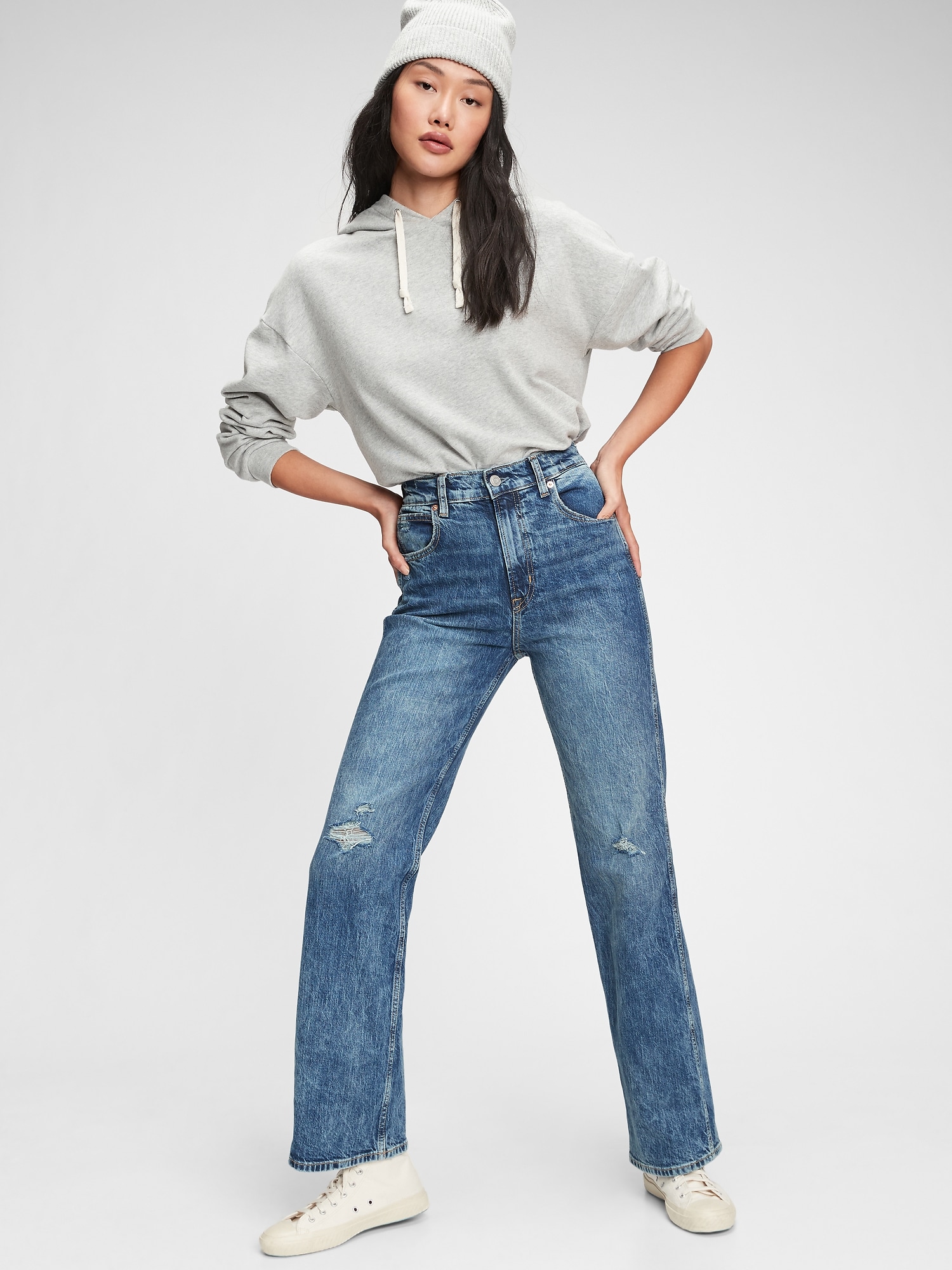 gap high rise crop