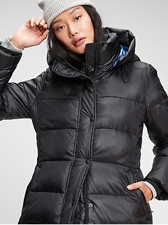 black puffer jacket women's topshop