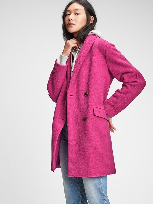 Image number 5 showing, Double-Breasted Wool Coat