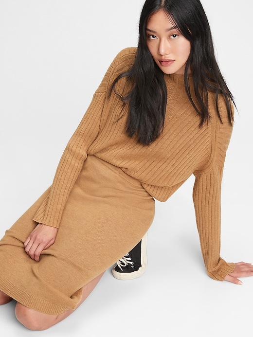 Image number 1 showing, Sweater Pencil Skirt