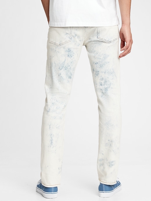 2 of 8 showing, with the color cloudy vintage of product Mid Rise Slim Jeans with GapFlex
