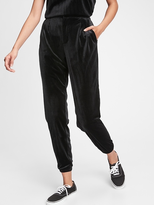 Image number 1 showing, Velvet Joggers