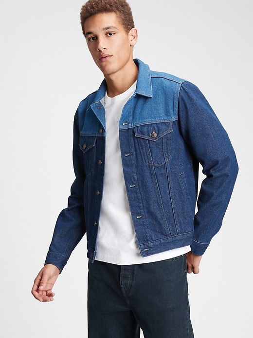 gap icon denim jacket men