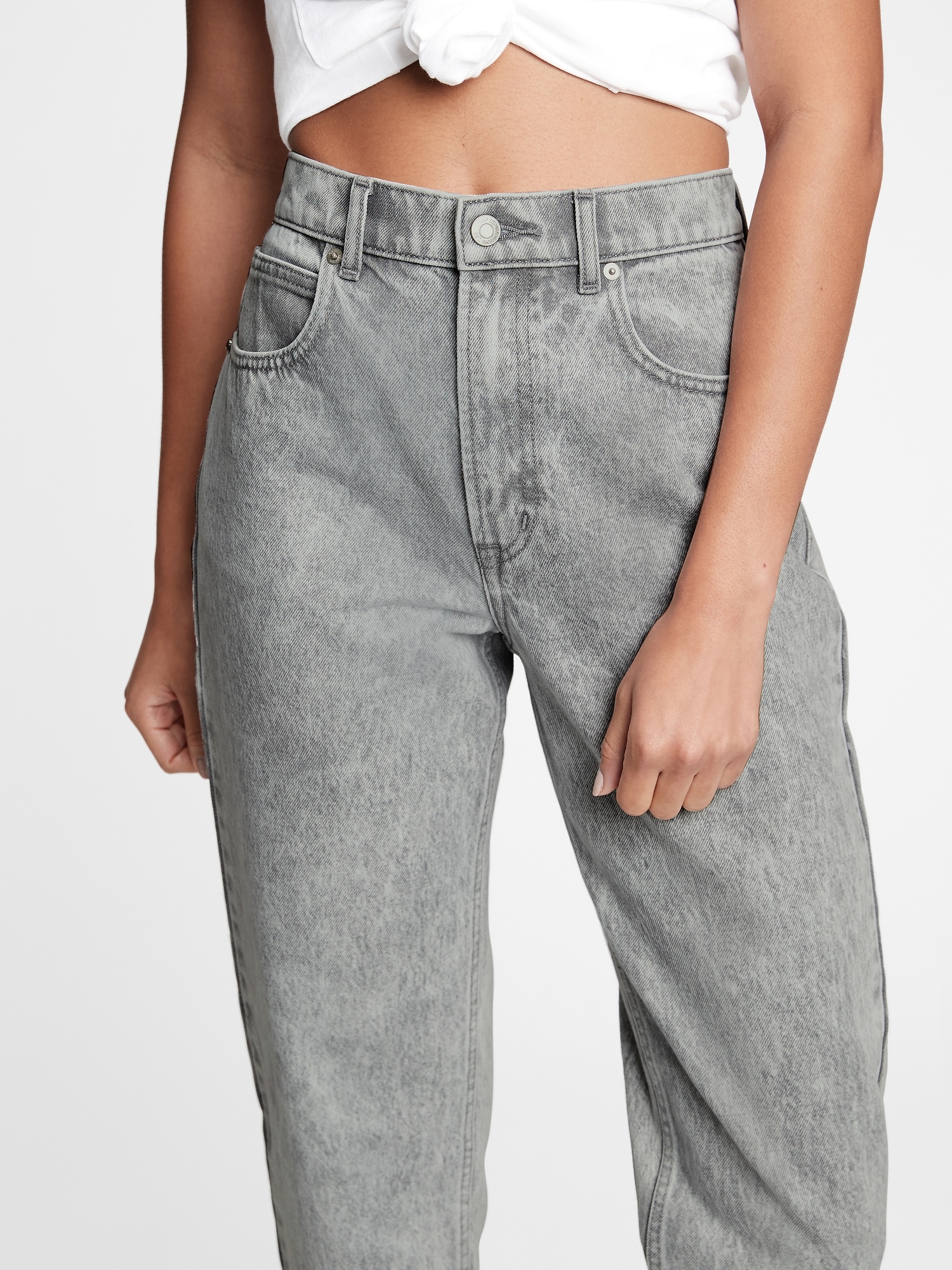 gap barrel jeans high rise