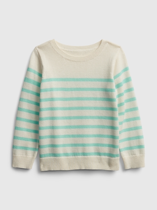 Image number 4 showing, Toddler Stripe Crewneck Sweater