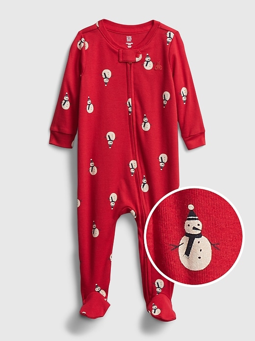 View large product image 1 of 1. Baby Holiday Graphic One-Piece