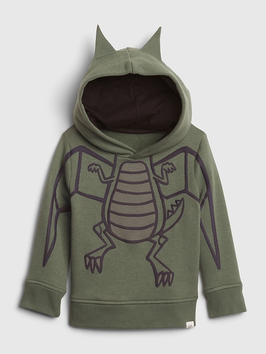 Image number 1 showing, Toddler 3D Flying Monster Hoodie