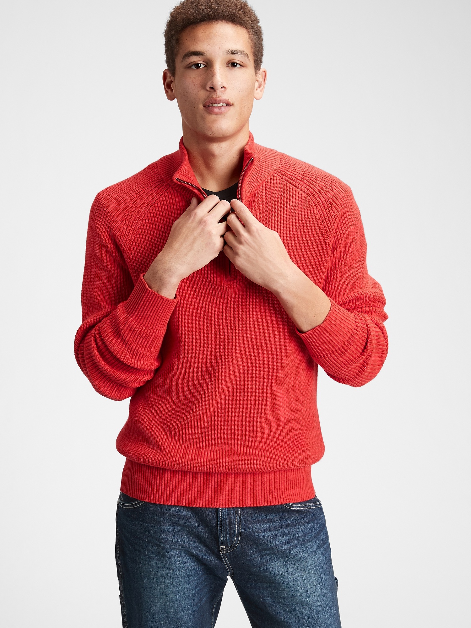 gap mock neck sweater