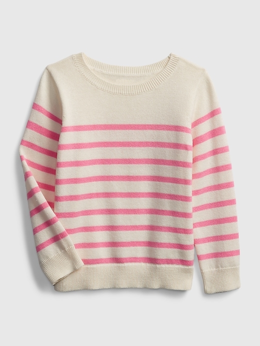 Image number 1 showing, Toddler Stripe Crewneck Sweater