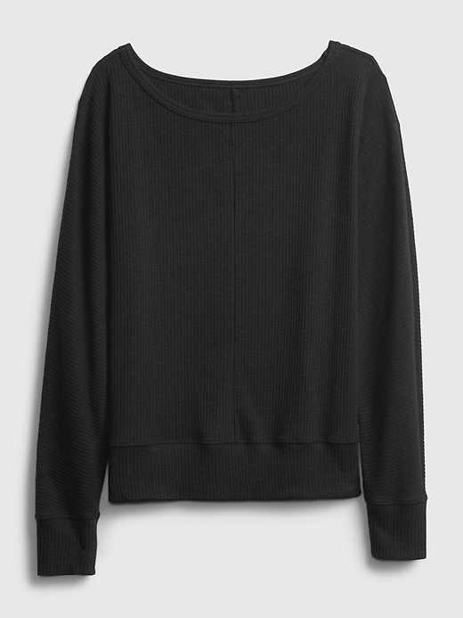 Image number 6 showing, Slub Dolman Ribbed T-Shirt
