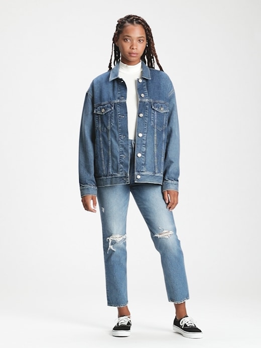 gap distressed denim jacket