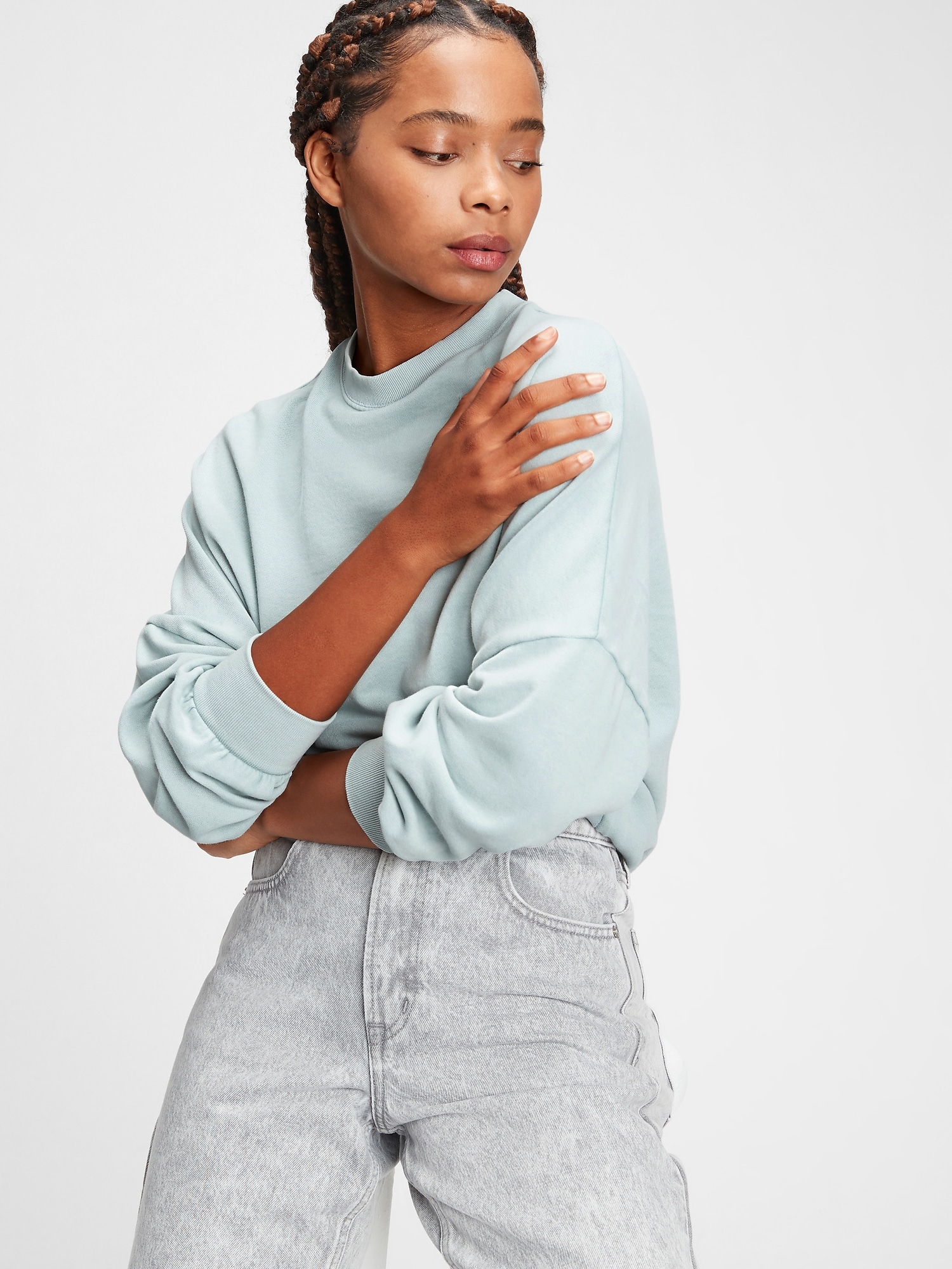 gap cropped sweater