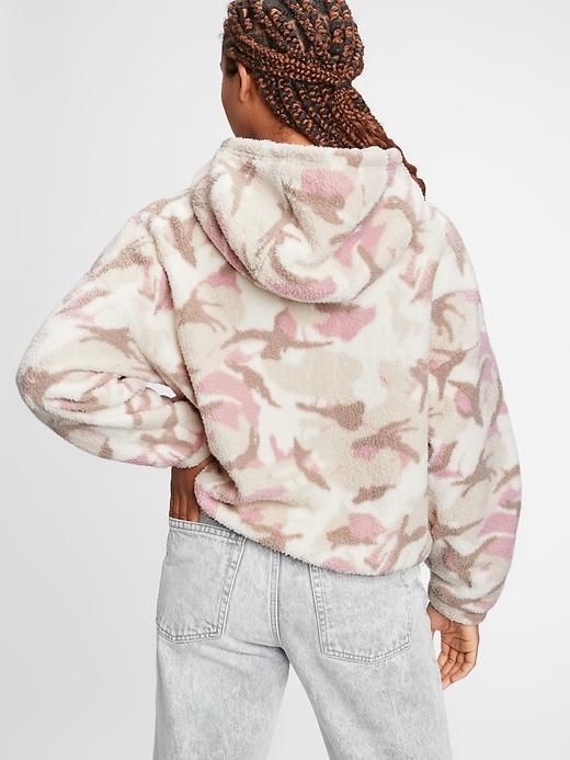 Image number 2 showing, Sherpa Half-Zip Hoodie