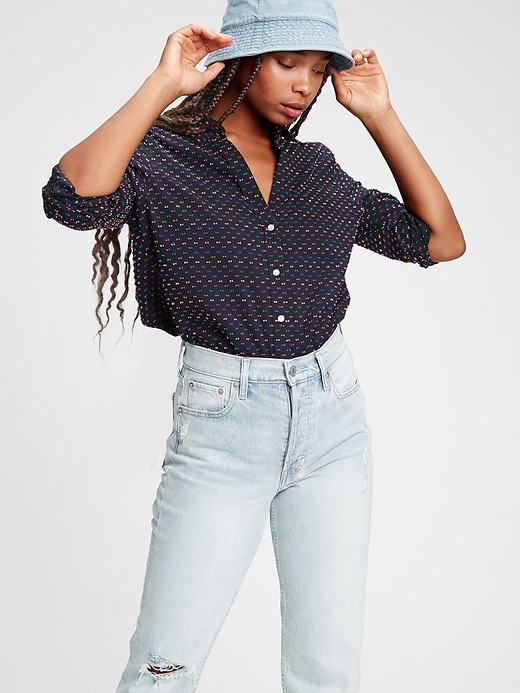 1 of 8 showing, with the color navy blue dot of product Perfect Shirt