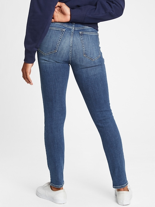 Image number 2 showing, High Rise True Skinny Jeans with Secret Smoothing Pockets