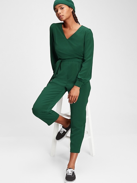 View large product image 1 of 1. V-Neck Jumpsuit