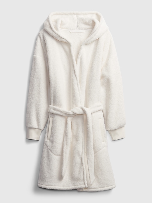 2 of 8 showing, with the color milk white of product Sherpa Robe