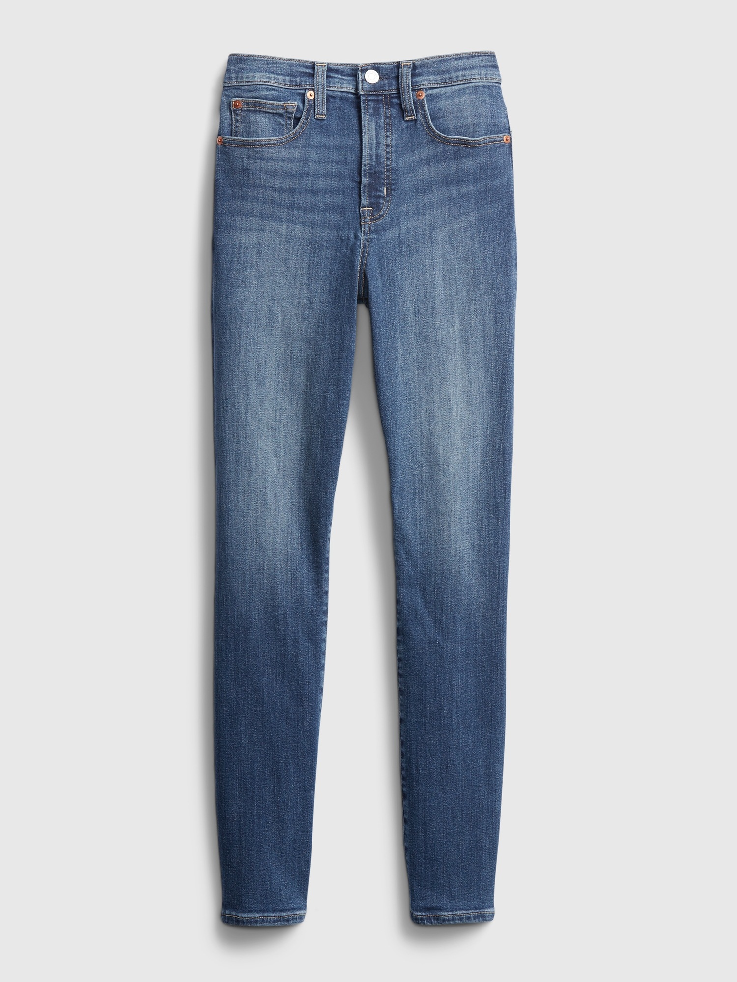High Rise True Skinny Jeans with Secret Smoothing Pockets | Gap