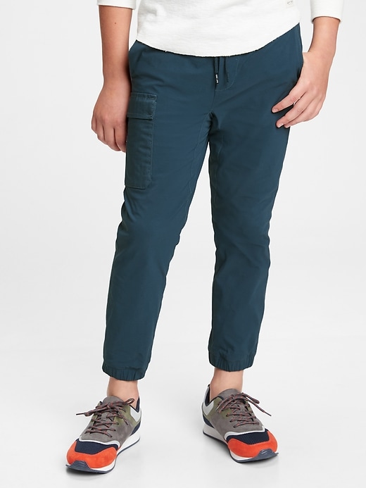 Image number 2 showing, Kids Lined Hybrid Pull-On Pants with QuickDry
