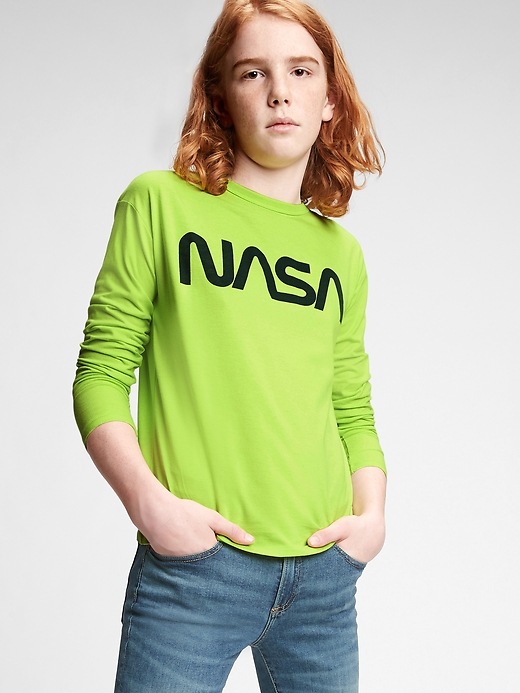 Image number 1 showing, Teen &#124 Nasa Oversized Graphic T-Shirt