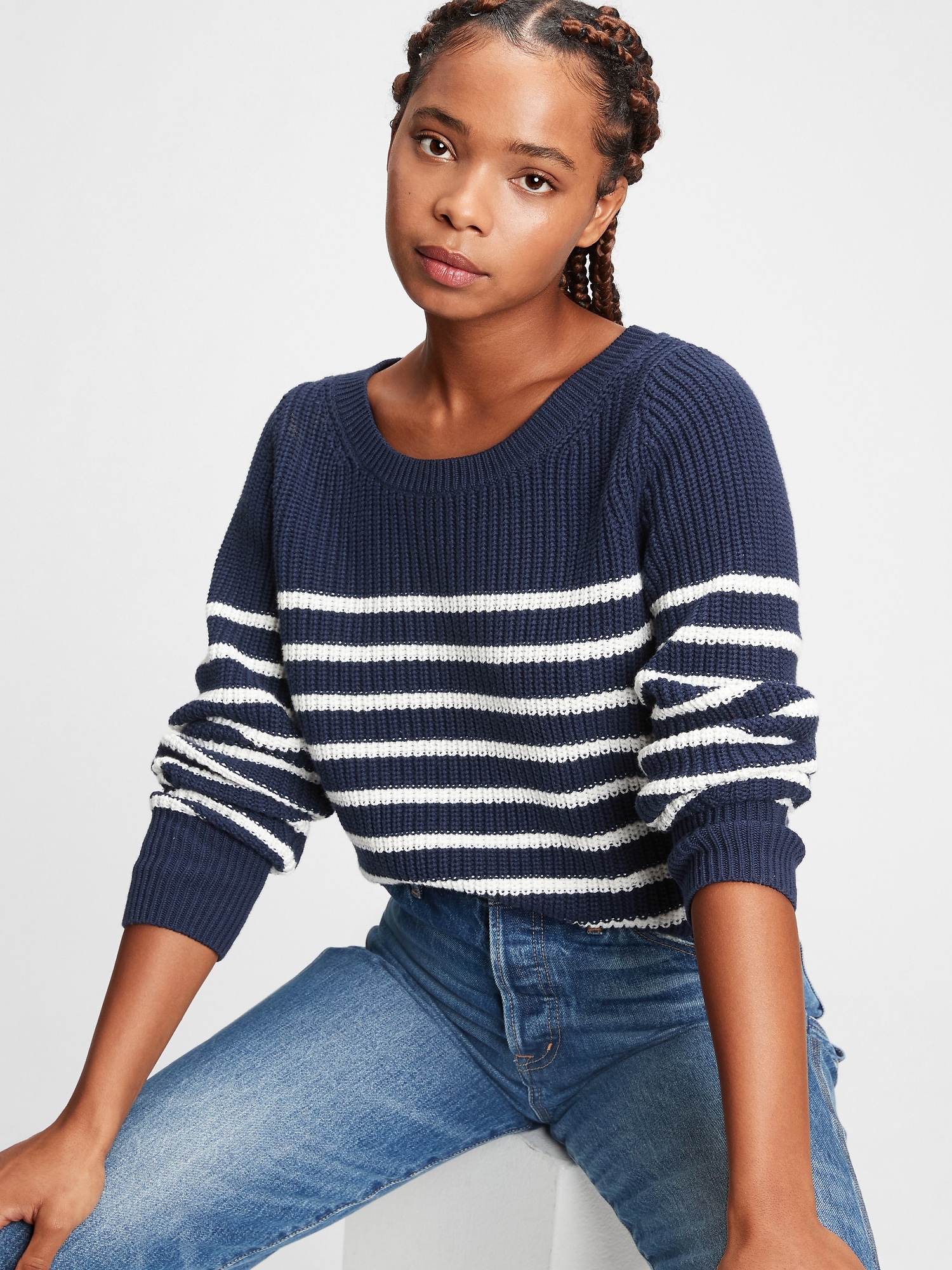 Textured Crewneck Sweater Gap
