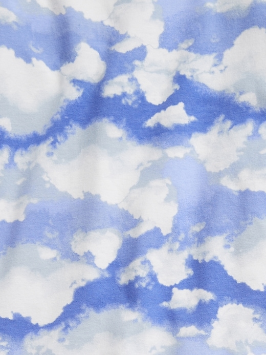 2 of 8 showing, with the color bright hyacinth of product Kids Cloud PJ Set