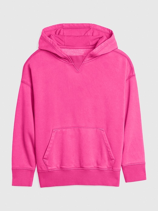 2 of 8 showing, with the color pink rose of product Teen Knit Hoodie