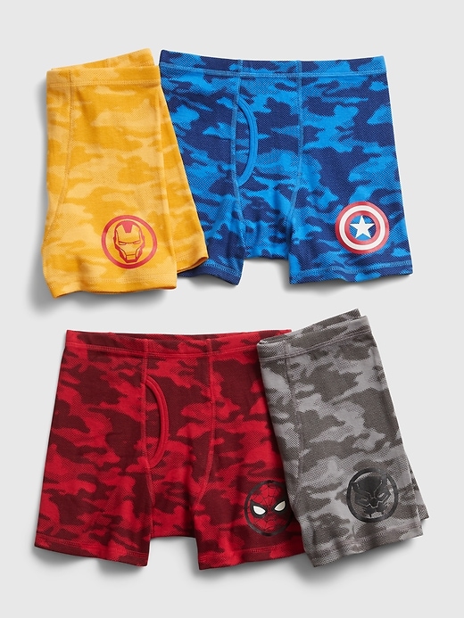 View large product image 1 of 1. GapKids &#124 Marvel Boxer Briefs (4-Pack)