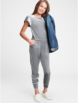 Kids Velvet Jumpsuit Gap