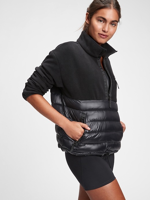 Gapfit fleece top puffer jacket