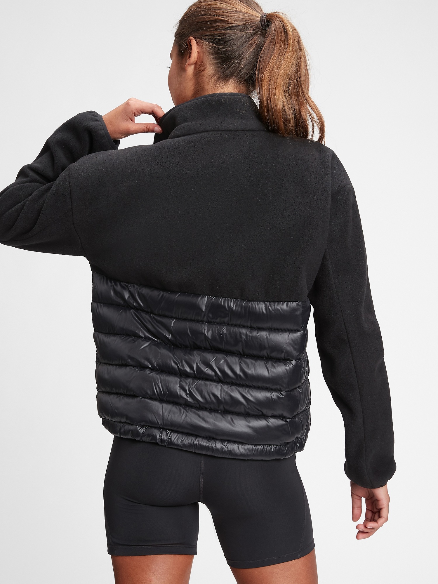 Gapfit fleece top puffer jacket