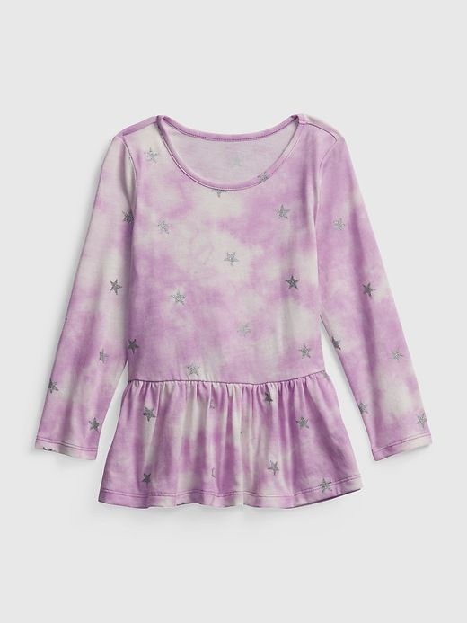 View large product image 1 of 1. Toddler Mix and Match Peplum Shirt