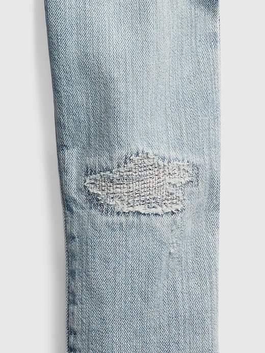 Image number 3 showing, Toddler Pull-On Distressed Slim Jeans with Washwell&#153