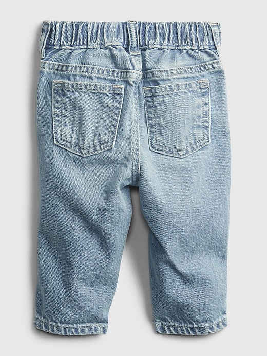 Image number 2 showing, Baby Straight Distressed Jeans