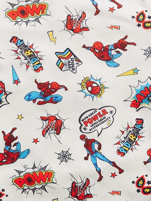 2 of 8 showing, with the color snowflake milk of product GapKids &#124 Marvel Spider-Man PJ Set