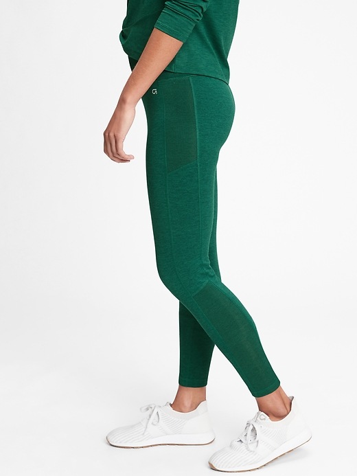 View large product image 1 of 1. GapFit High Rise Brushed Tech Jersey Leggings