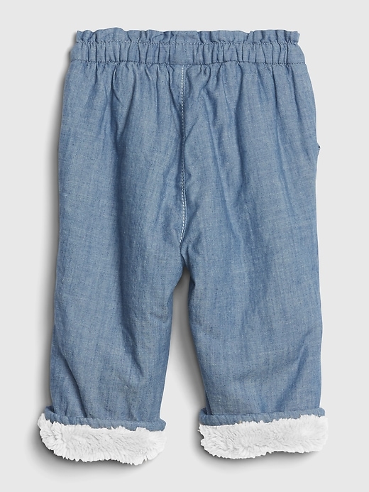 Image number 2 showing, Baby Sherpa Lined Pull-On Pants
