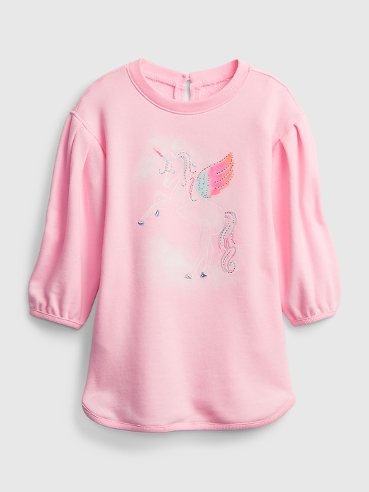 Image number 1 showing, Toddler Sweatshirt Dress